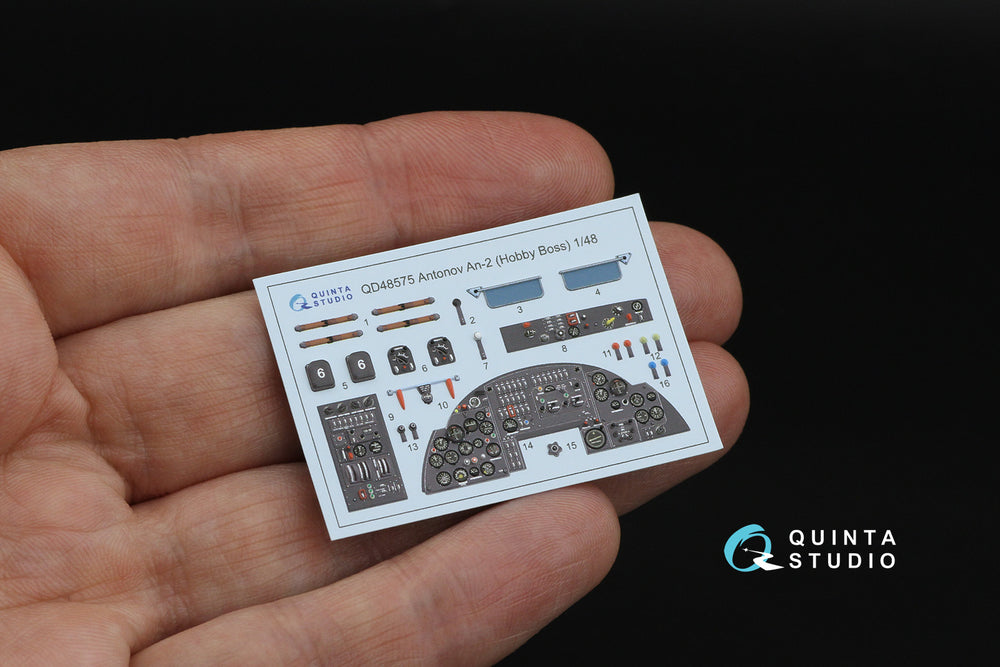 Quinta Studio QD48575 1:48 An-2 Colt 3D Interior Decal