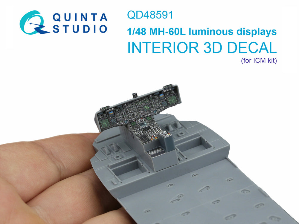 Quinta Studio QD48591 1:48 MH-60L Luminous Displays for QD+48590