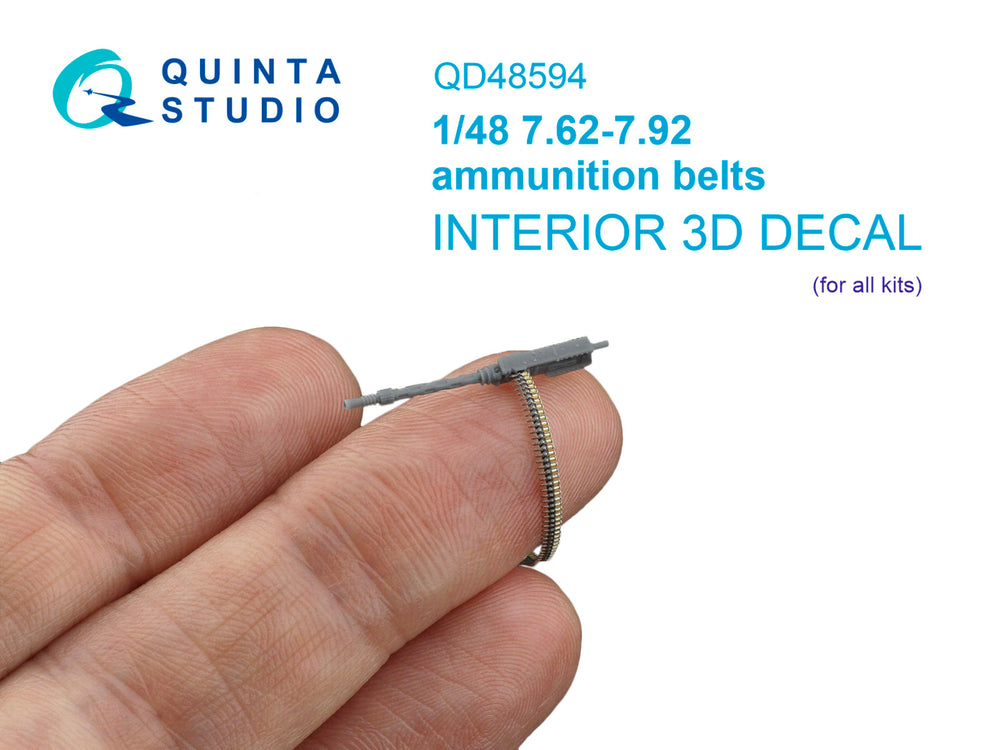 Quinta Studio QD48594 1:48 7.62-7.92 ammunition belts