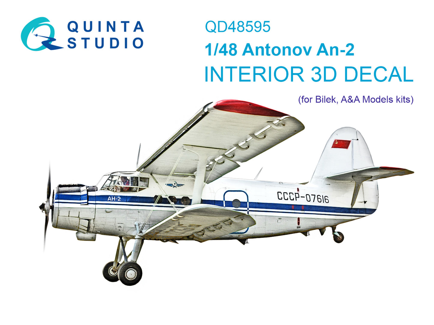 Quinta Studio QD48595 1:48 An-2 Colt 3D Interior Decal