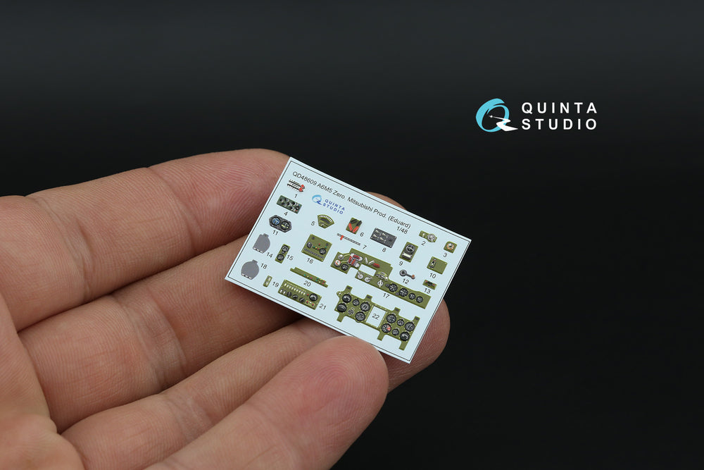 Quinta Studio QD48609 1:48 Mitsubishi A6M5 Zero