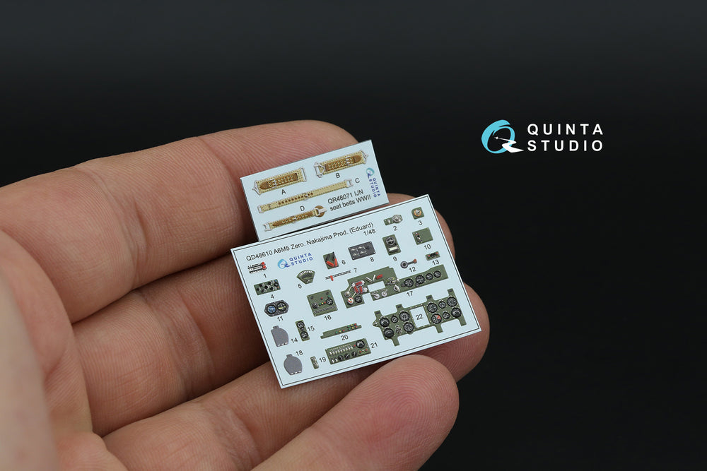 Quinta Studio QD48610 1:48 Mitsubishi A6M5 Zero