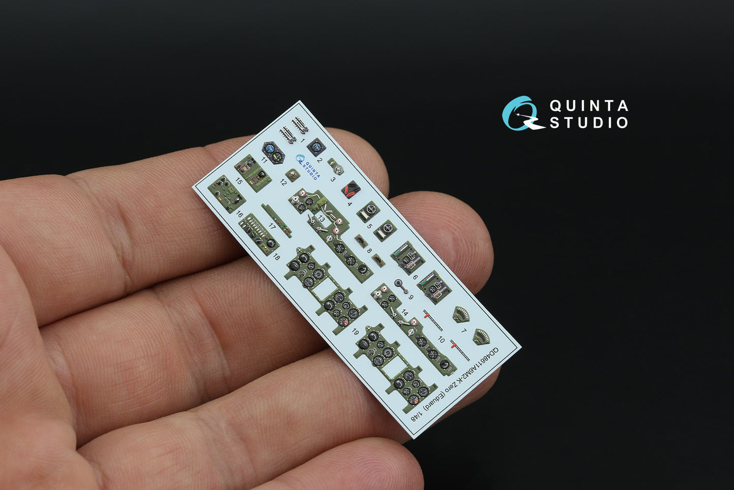 Quinta Studio QD48611 1:48 A6M2-K Zero 3D Interior Decal