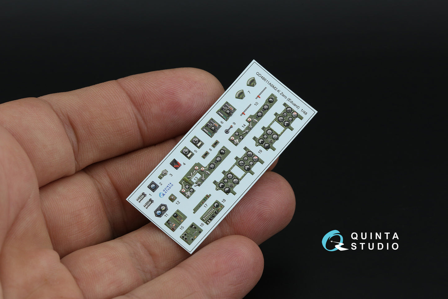 Quinta Studio QD48611 1:48 A6M2-K Zero 3D Interior Decal