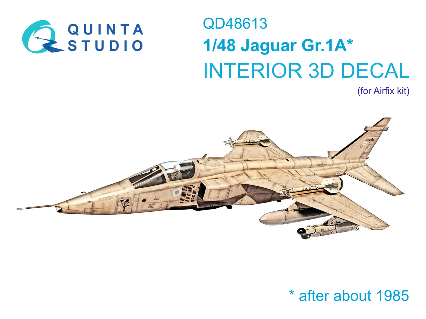 Quinta Studio QD48613 1:48 Jaguar Gr.1A 3D Interior Decal