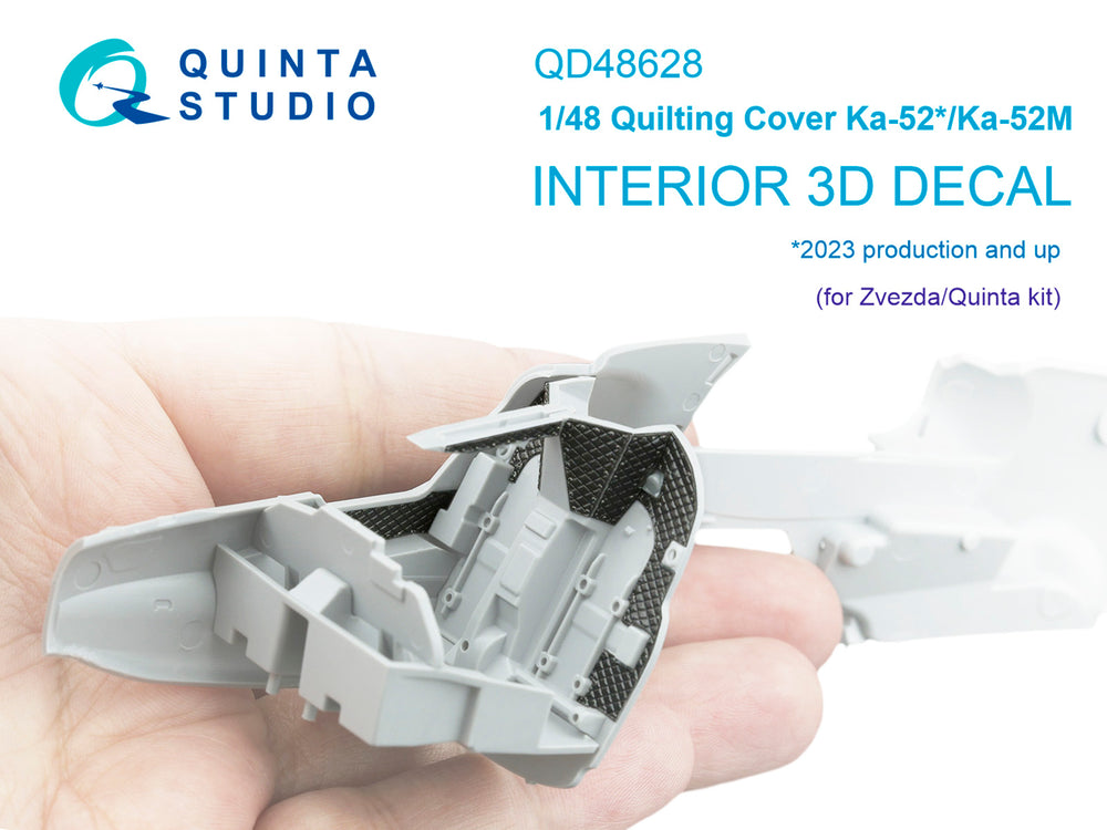 Quinta Studio QD48628 1:48 Quilting cover for Ka-52/Kamov Ka-52M cockpit