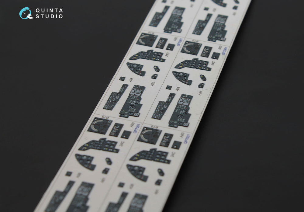 Quinta Studio QD72001 1:72 Petlyakov Pe-2 3D-Printed Interior Decals