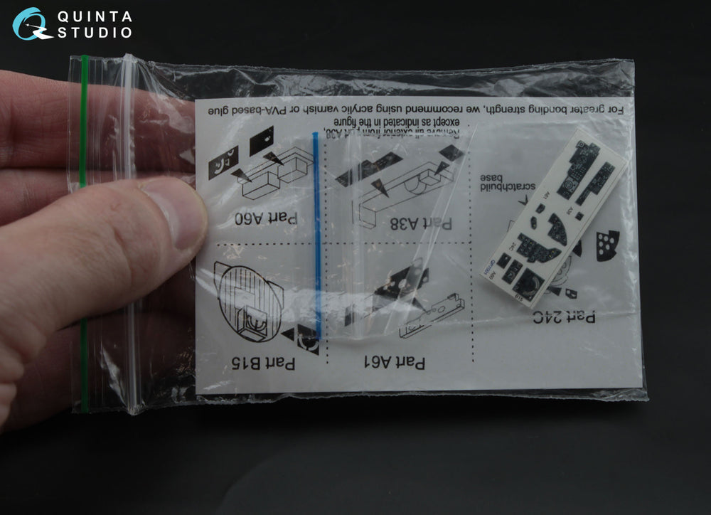 Quinta Studio QD72001 1:72 Petlyakov Pe-2 3D-Printed Interior Decals