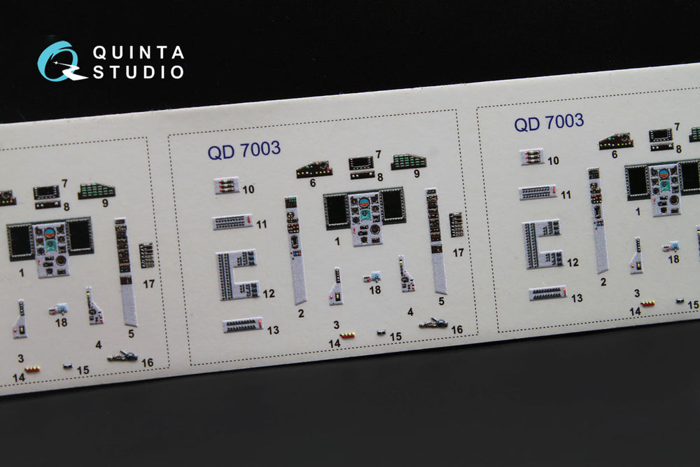 Quinta Studio QD72003 1:72 MiG-29SMT 3D Interior Decal