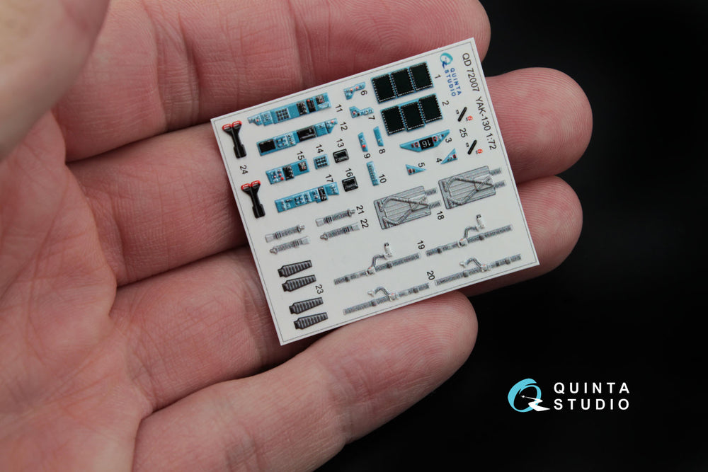 Quinta Studio QD72007 1:72 Yak-130 3D Interior Decal
