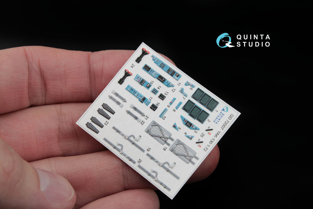 Quinta Studio QD72007 1:72 Yak-130 3D Interior Decal