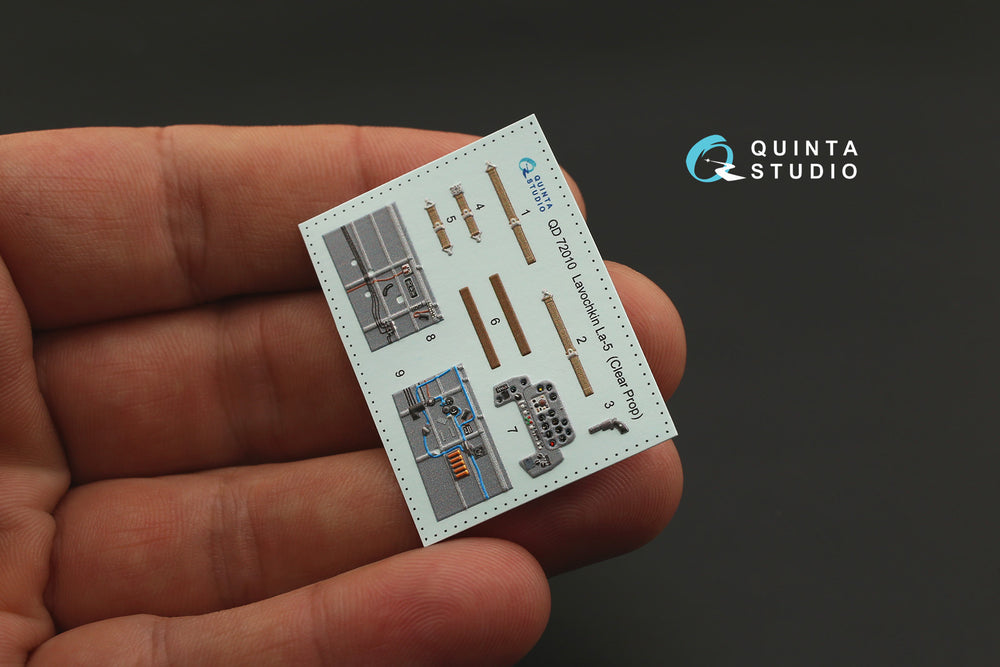 Quinta Studio QD72010 1:72 Lavochkin La-5 3D-Printed Interior Decals