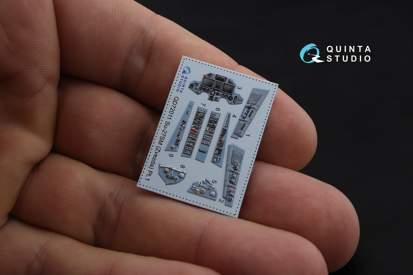 Quinta Studio QD72011 1:72 Sukhoi Su-27SM 3D-Printed Interior Decals