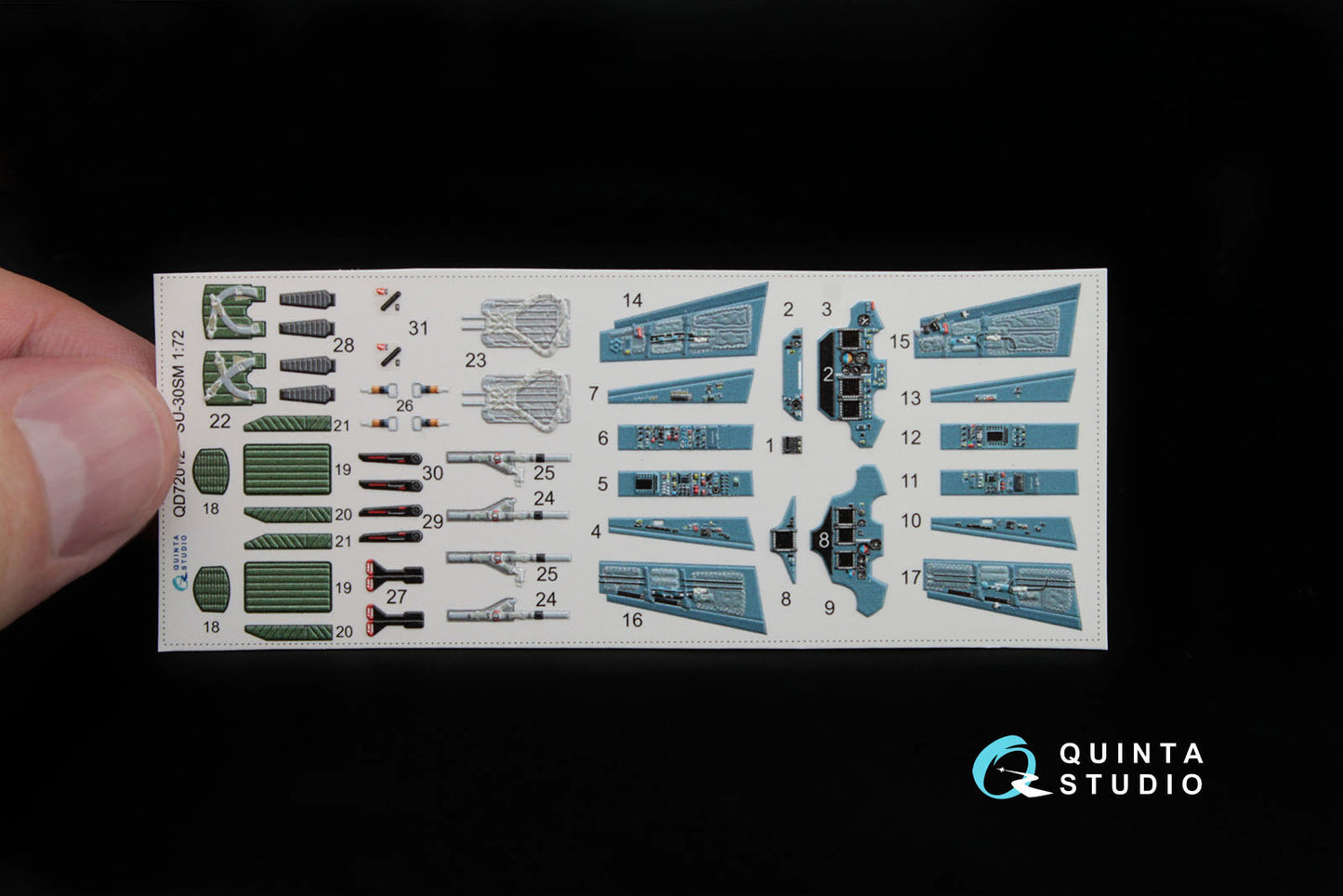 Quinta Studio QD72012 1:72 Sukhoi Su-30SM