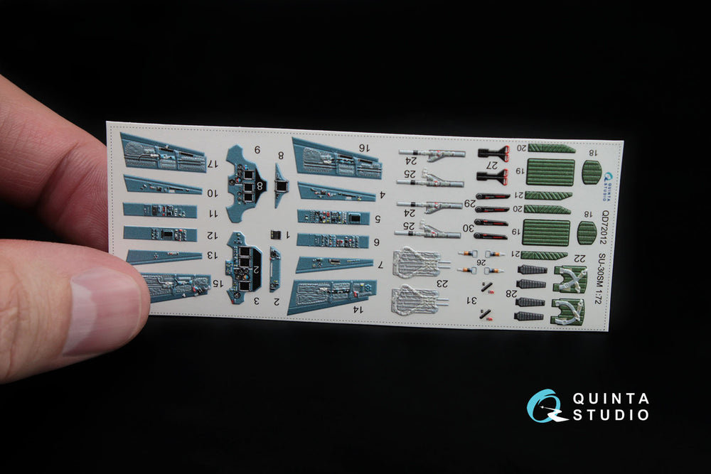 Quinta Studio QD72012 1:72 Sukhoi Su-30SM