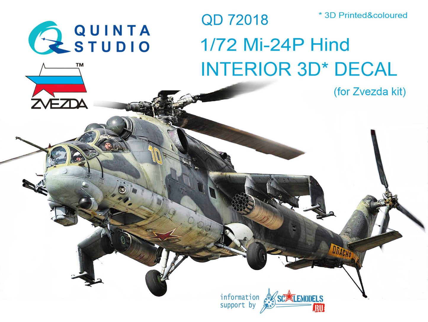 Quinta Studio QD72018 1:72 Mil Mi-24P
