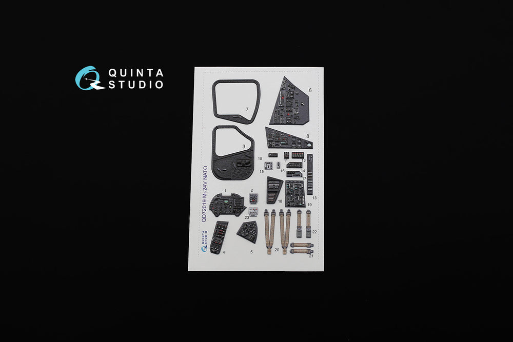 Quinta Studio QD72019 1:72 Mil Mi-24V NATO