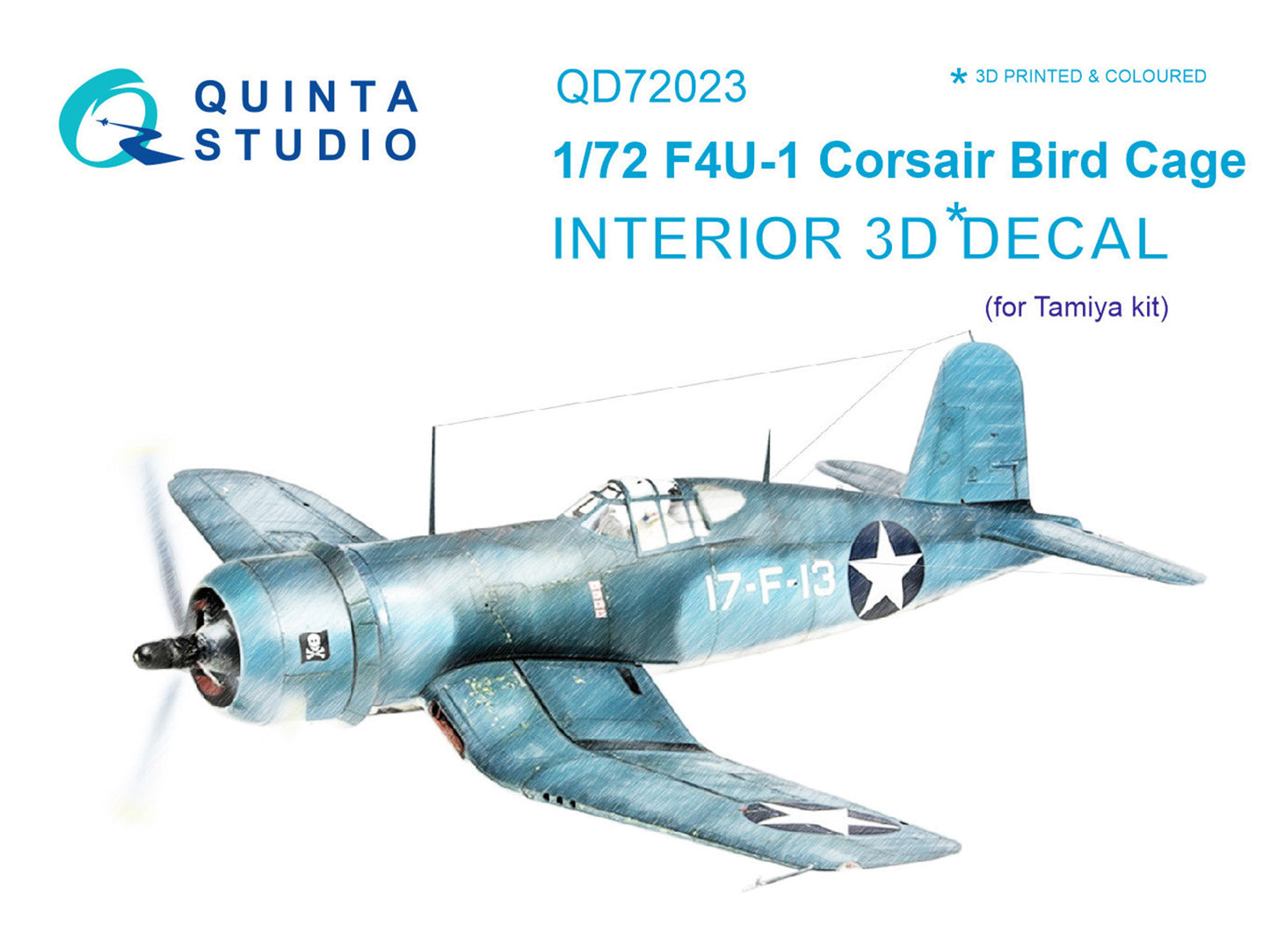 Quinta Studio QD72023 1:72 Vought F4U-1 Corsair
