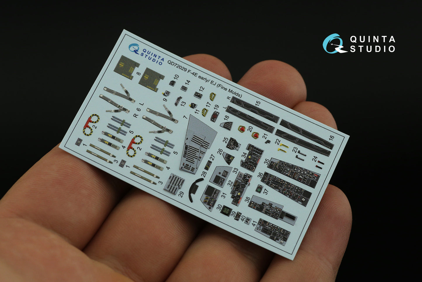 Quinta Studio QD72029 1:72 F-4E Early/F-4EJ Phantom 3D Interior