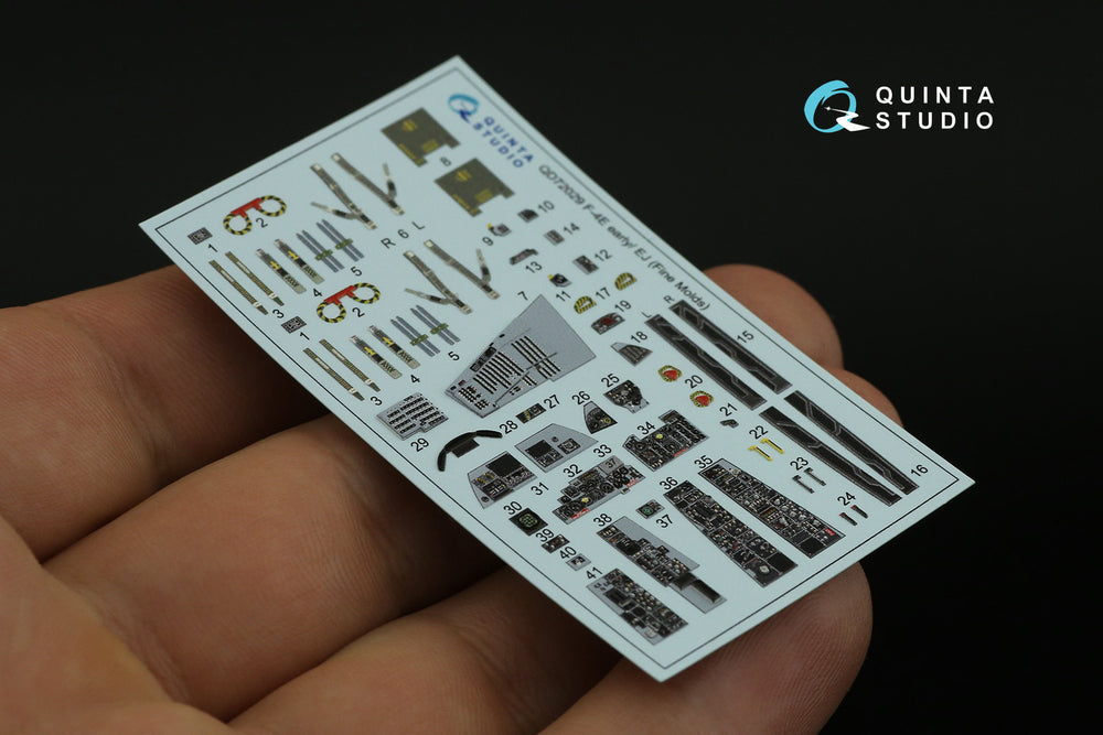 Quinta Studio QD72029 1:72 F-4E Early/F-4EJ Phantom 3D Interior