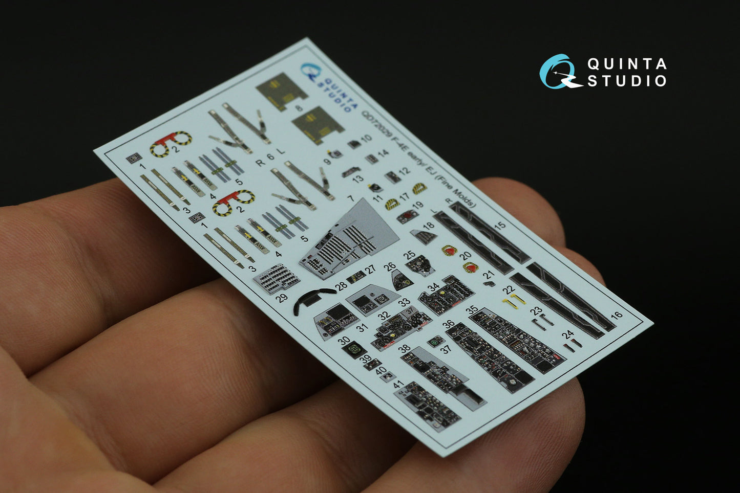 Quinta Studio QD72029 1:72 F-4E Early/F-4EJ Phantom 3D Interior