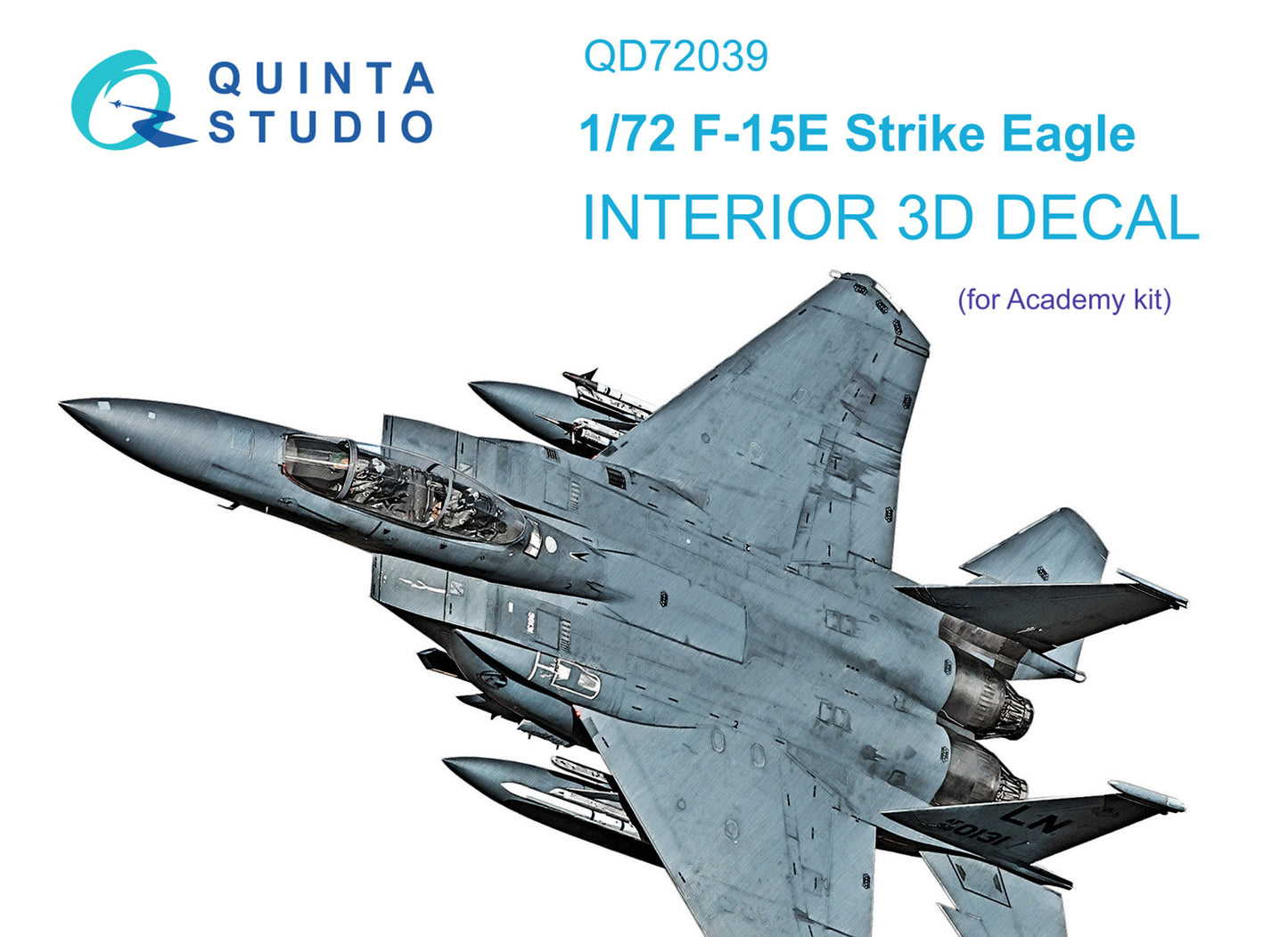 Quinta Studio QD72039 1:72 F-15E Eagle 3D Interior Decal