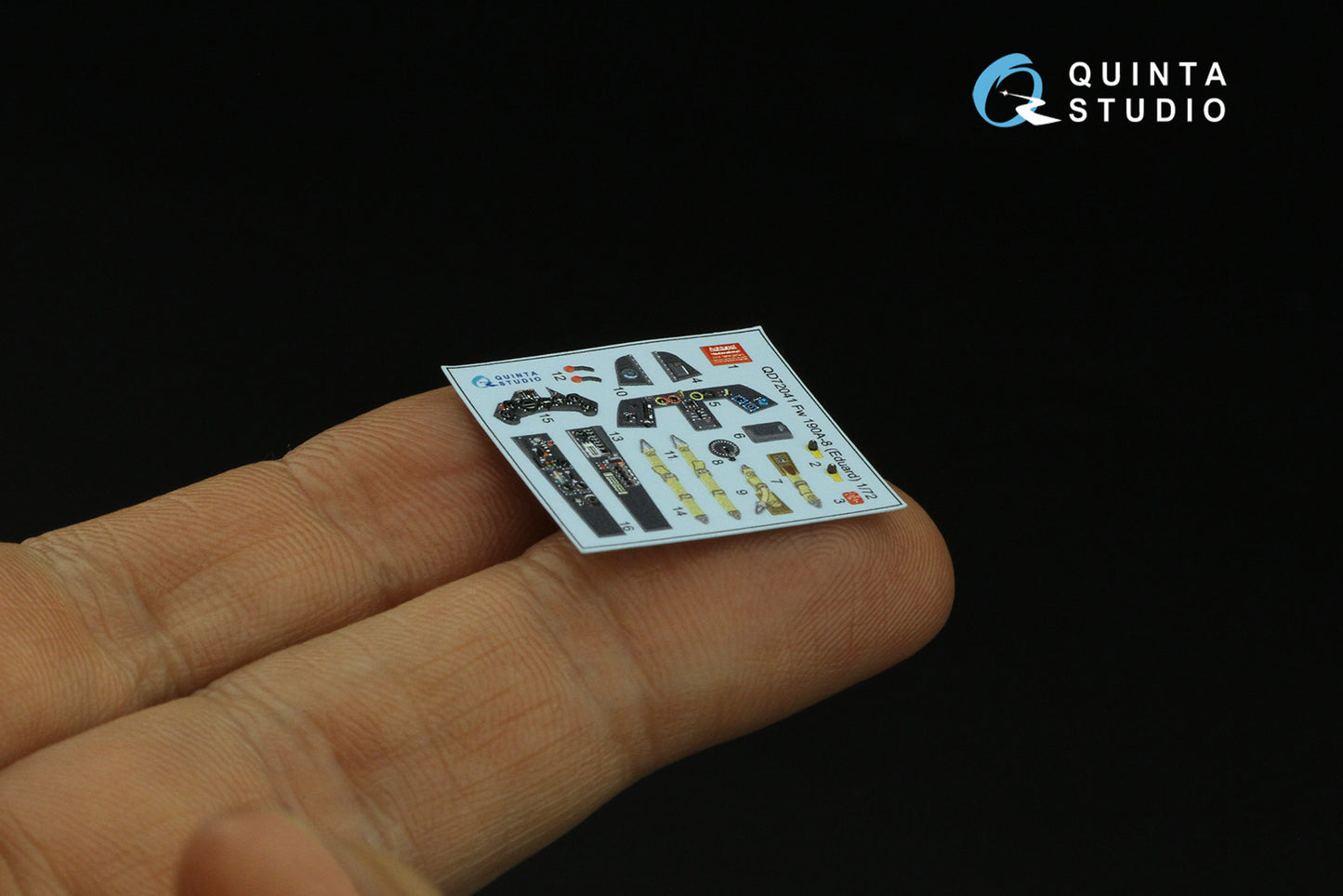 Quinta Studio QD72041 1:72 Fw-190A-8 3D Interior Decal