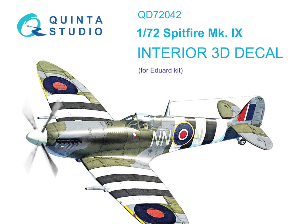 Quinta Studio QD72042 1:72 Spitfire Mk.IX 3D Interior Decal
