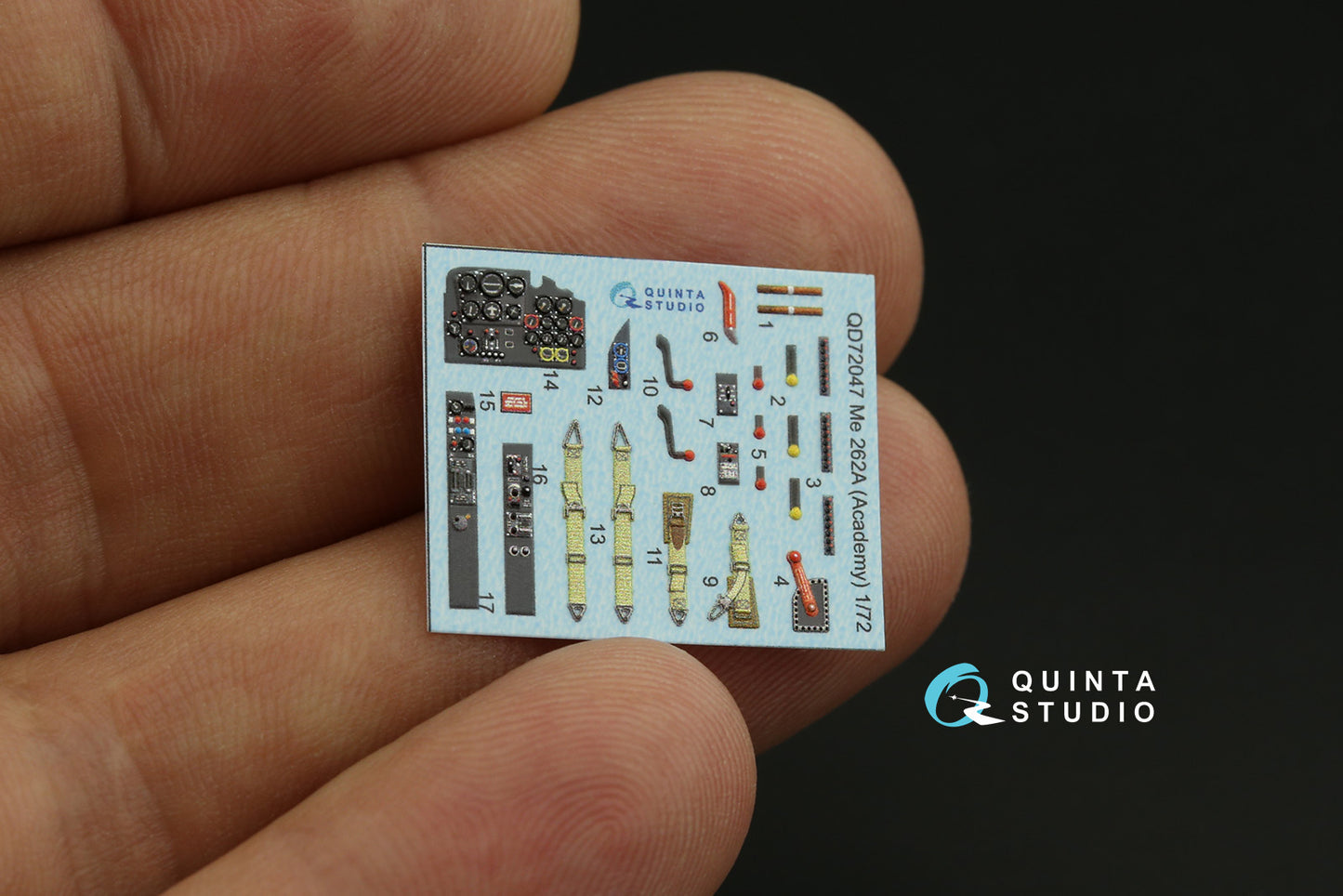 Quinta Studio QD72047 1:72 Me-262A 3D Interior Decal