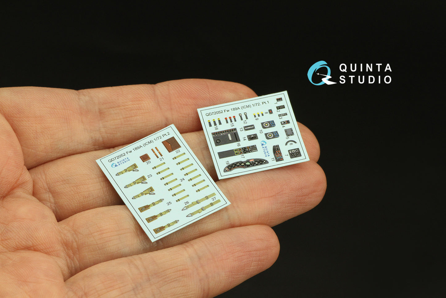 Quinta Studio QD72052 1:72 Fw-189A-1 3D Interior Decal