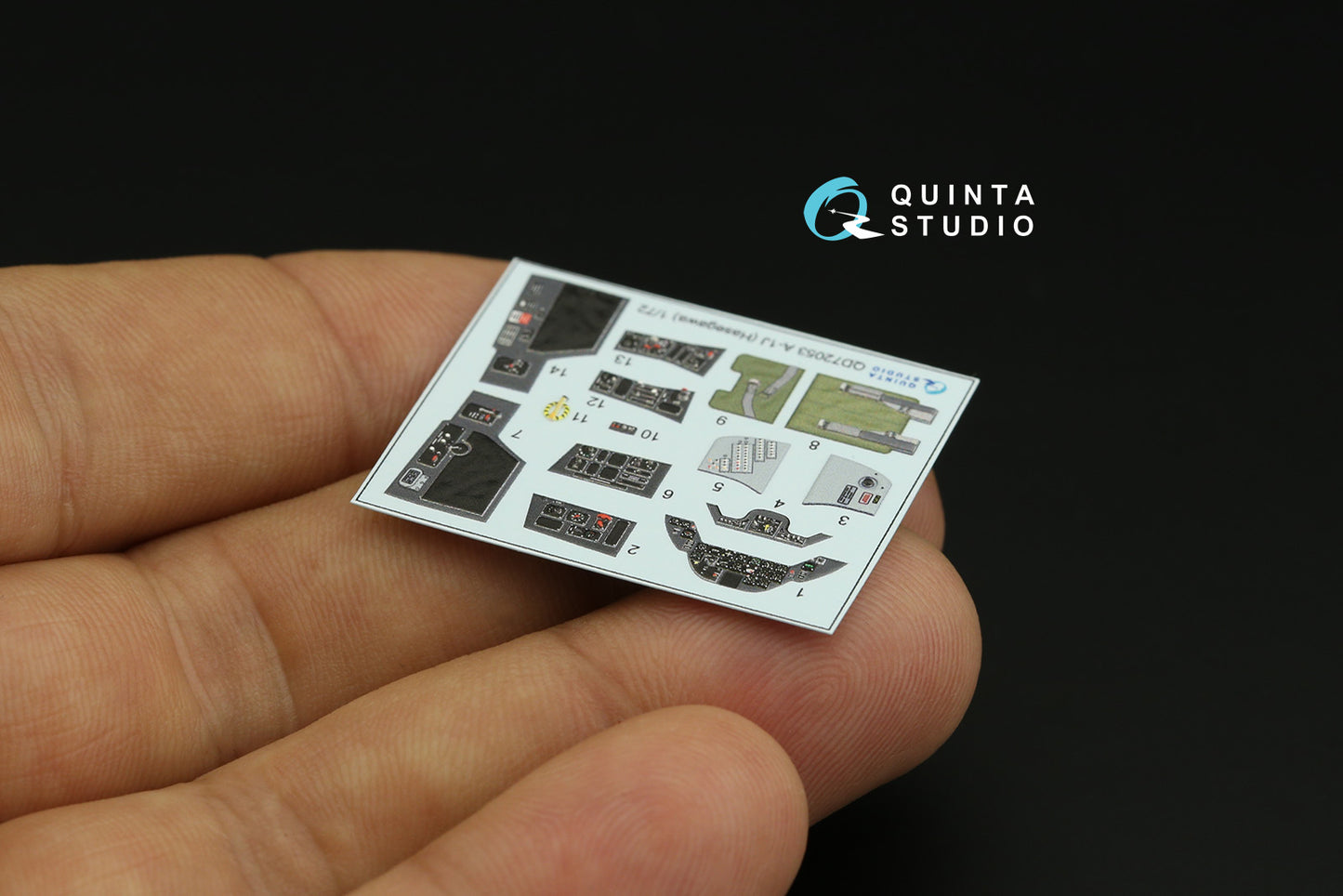 Quinta Studio QD72053 1:72 A-1J Skyraider 3D Interior Decal