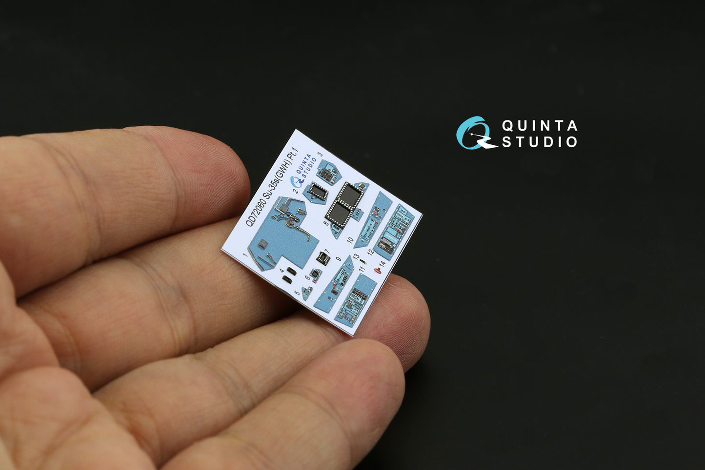 Quinta Studio QD72060 1:72 Sukhoi Su-35S 3D-Printed Interior Decals