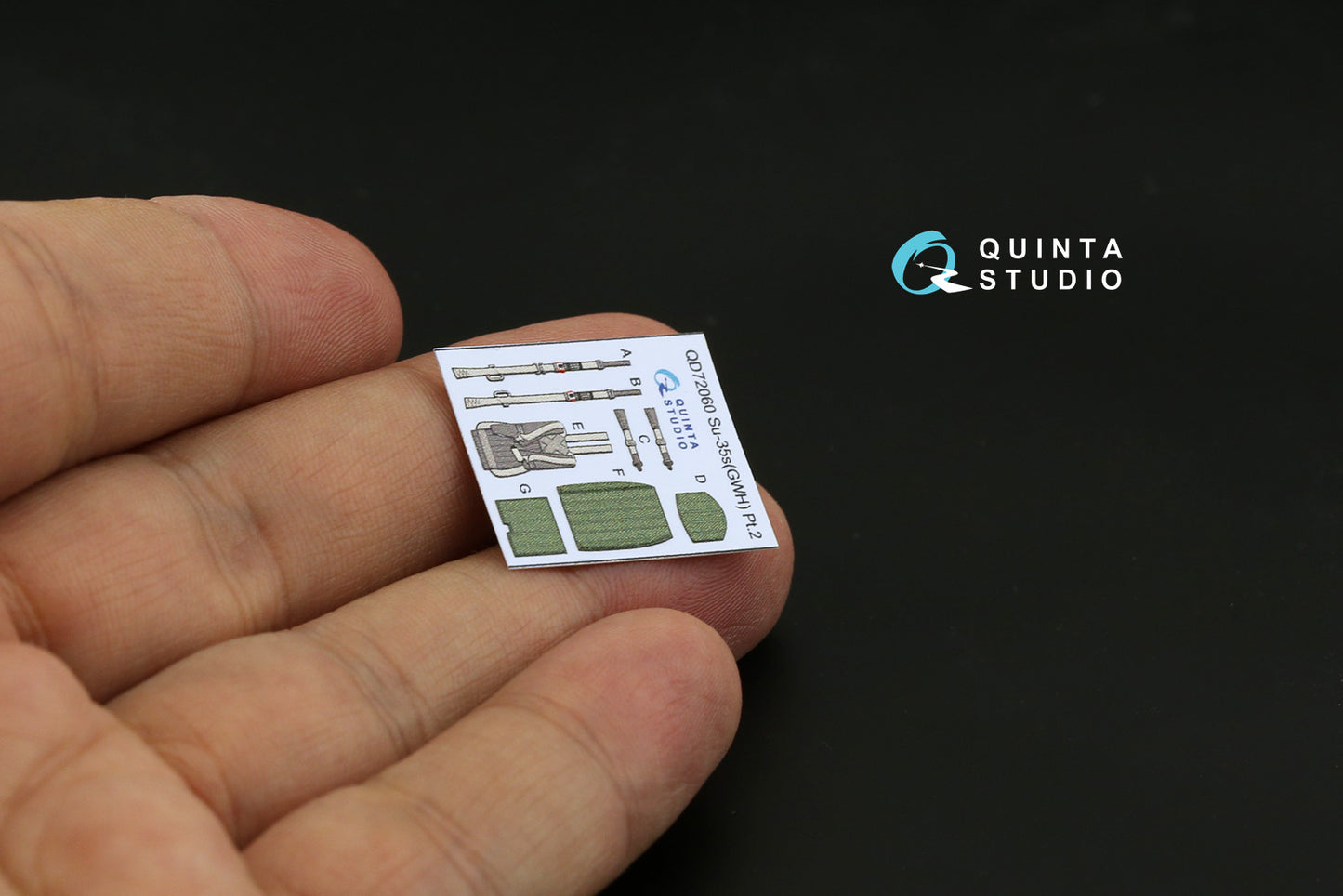 Quinta Studio QD72060 1:72 Sukhoi Su-35S 3D-Printed Interior Decals