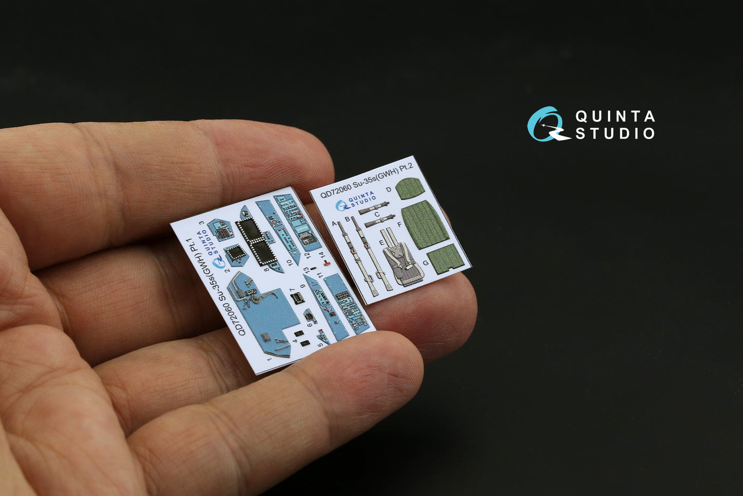 Quinta Studio QD72060 1:72 Sukhoi Su-35S 3D-Printed Interior Decals