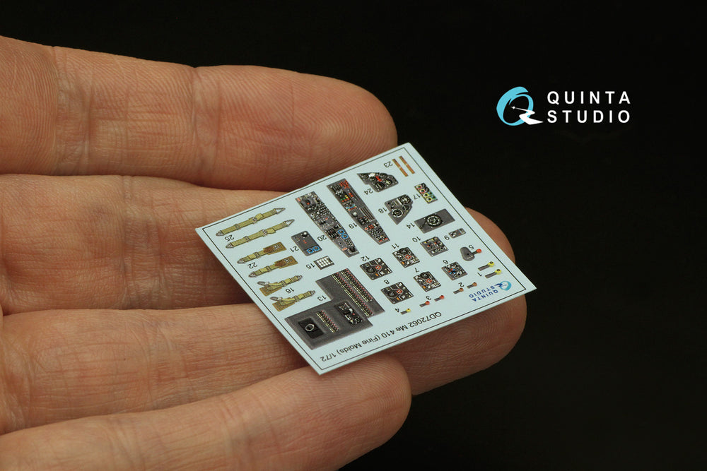 Quinta Studio QD72062 1:72 Me-410 3D Interior Decal