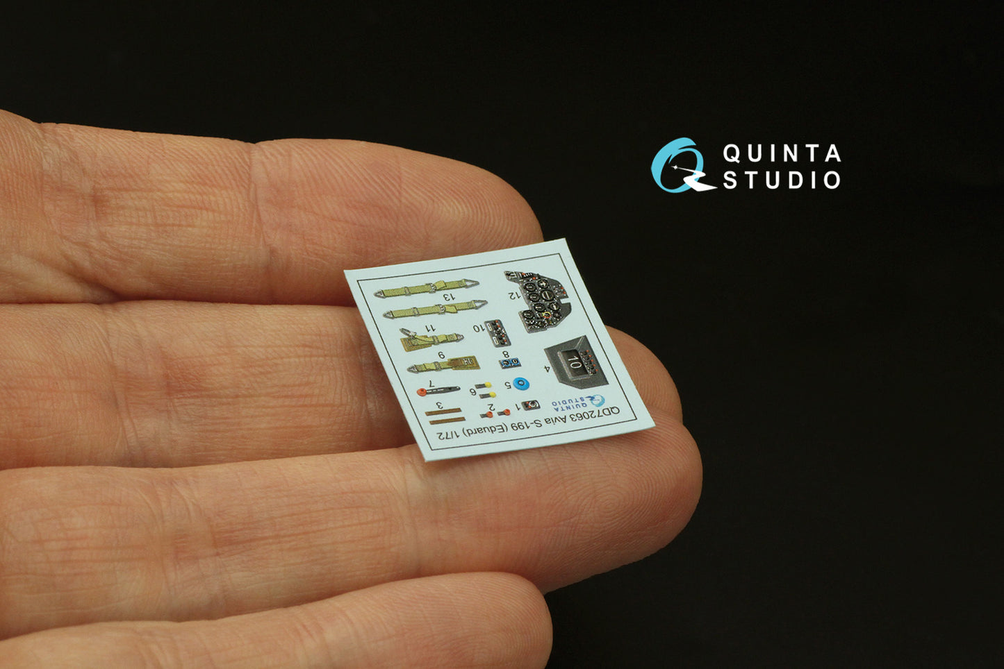 Quinta Studio QD72063 1:72 Avia S-199 3D-Printed Interior Decals