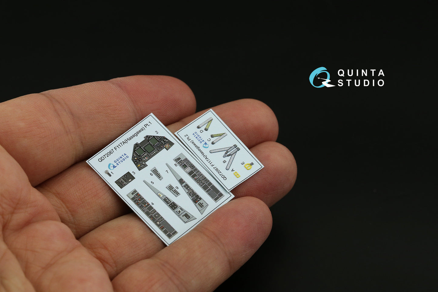 Quinta Studio QD72067 1:72 F-117A Nighthawk 3D Interior Decal