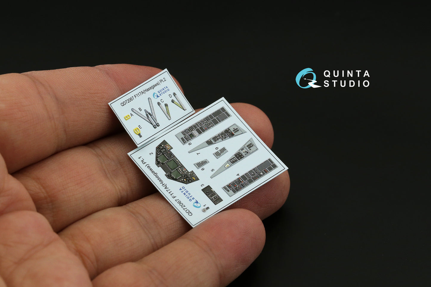 Quinta Studio QD72067 1:72 F-117A Nighthawk 3D Interior Decal