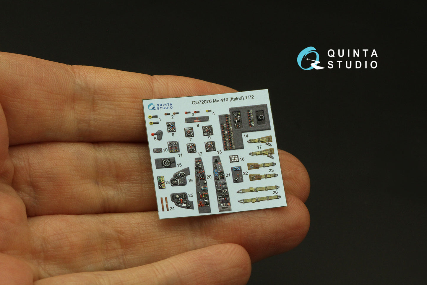 Quinta Studio QD72070 1:72 Me-410 3D Interior Decal