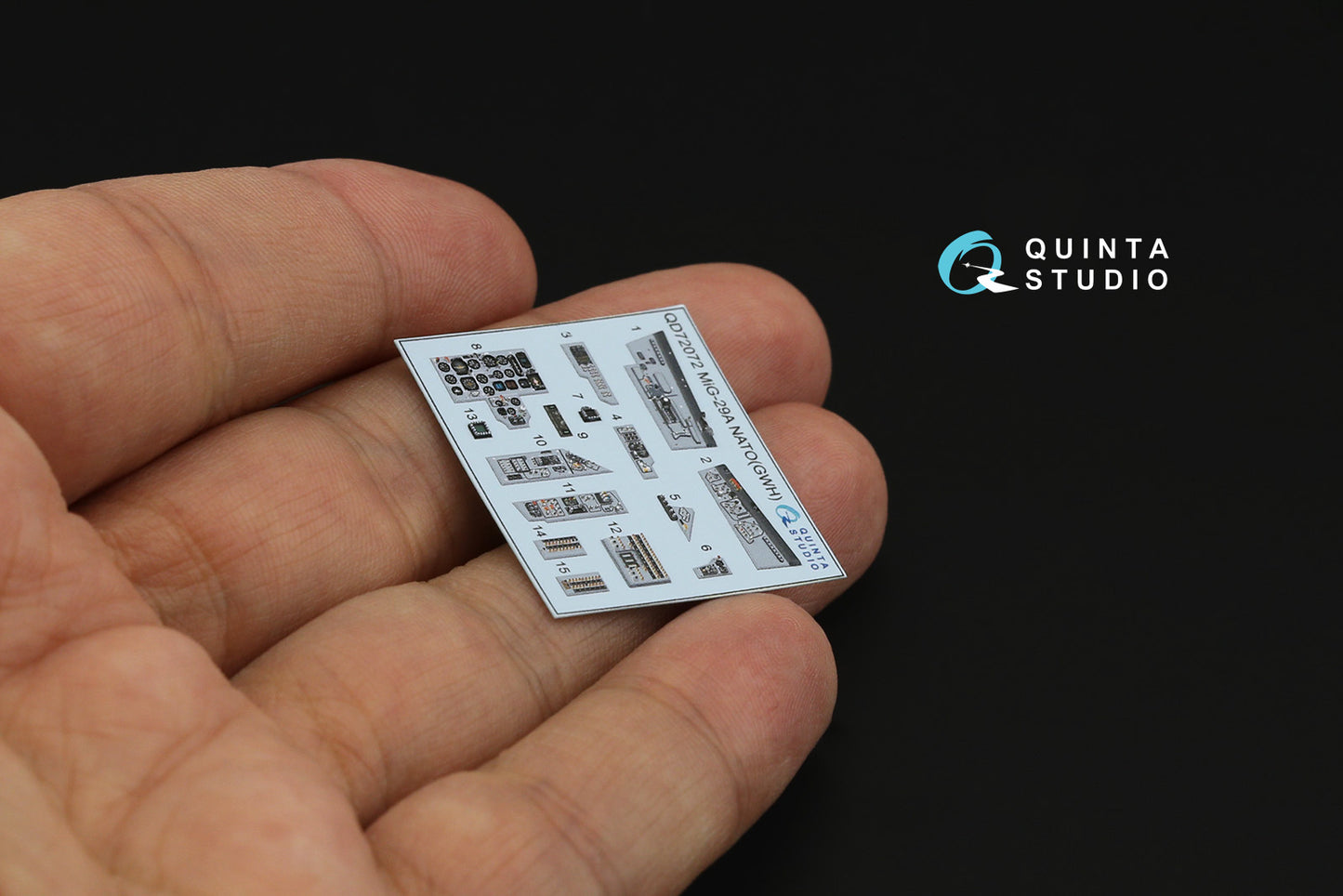 Quinta Studio QD72072 1:72 MiG-29A NATO 3D Interior Decal
