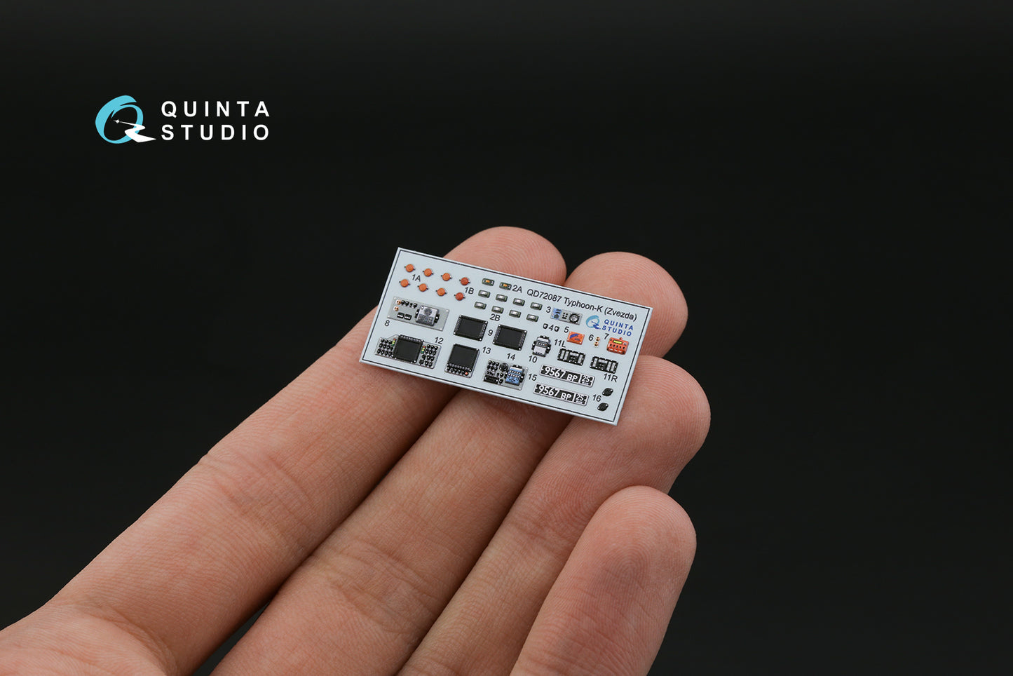 Quinta Studio QD72087 1:72 Typhoon-K 3D-Printed coloured Interior on decal paper