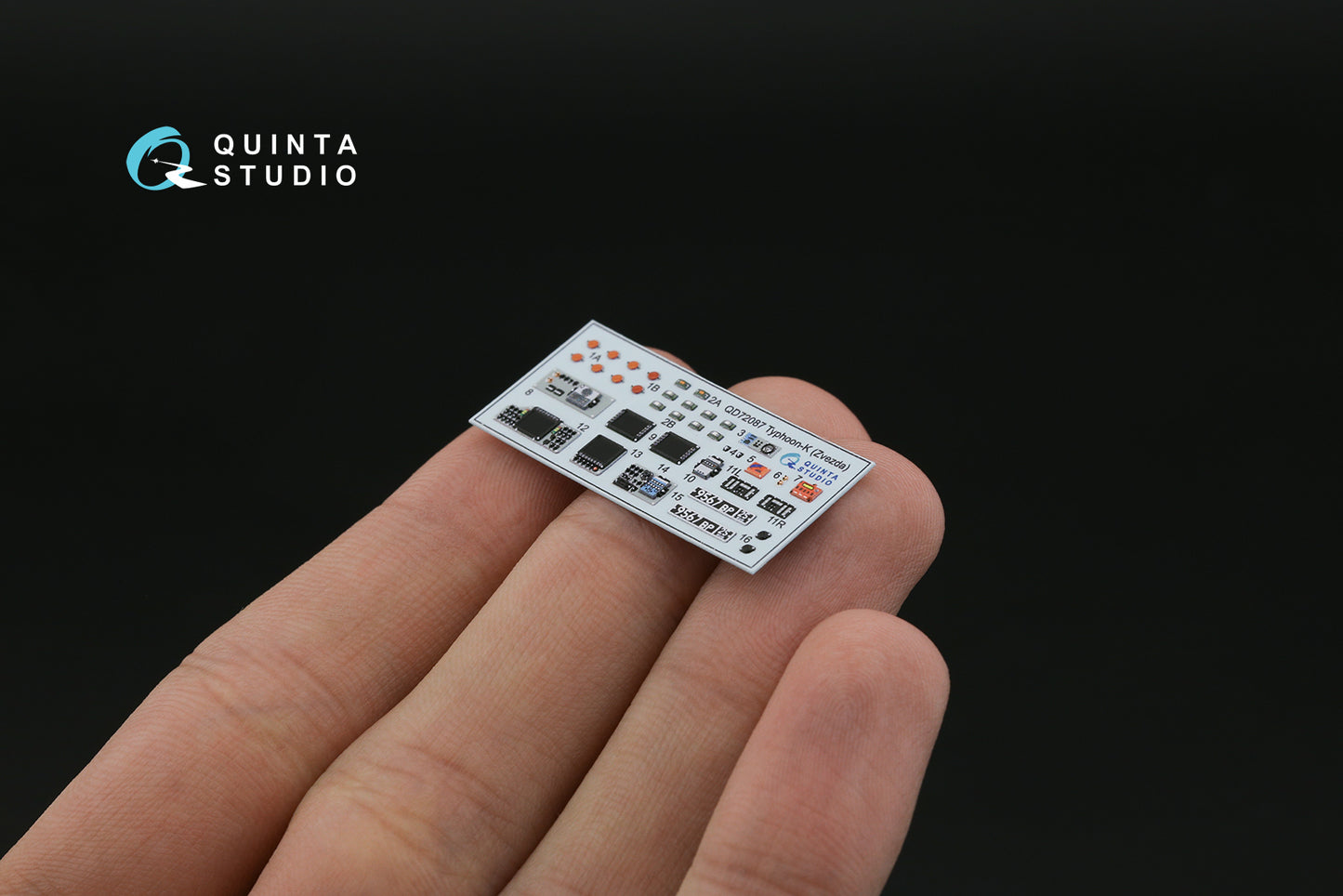 Quinta Studio QD72087 1:72 Typhoon-K 3D-Printed coloured Interior on decal paper