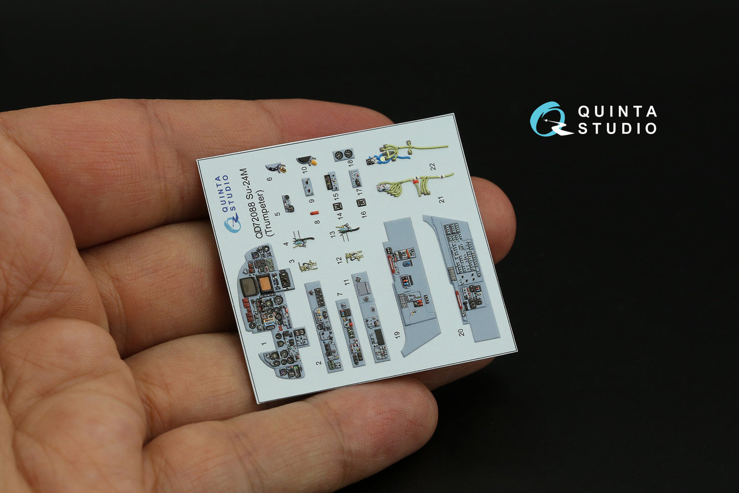 Quinta Studio QD72088 1:72 Sukhoi Su-24M 3D-Printed Interior Decals