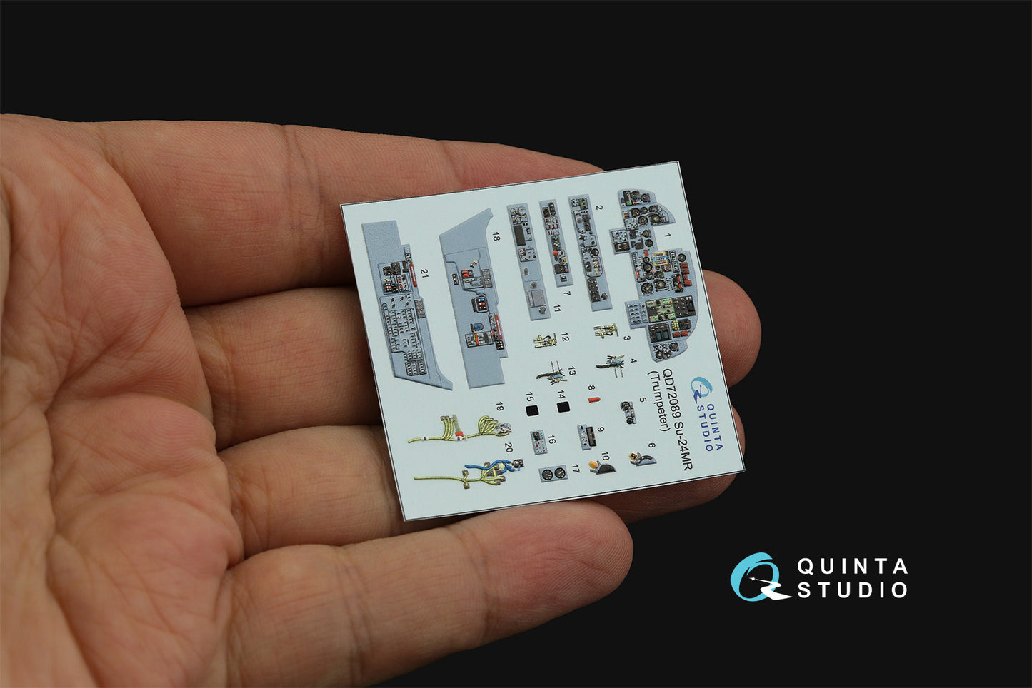 Quinta Studio QD72089 1:72 Sukhoi Su-24MR 3D-Printed Interior Decals