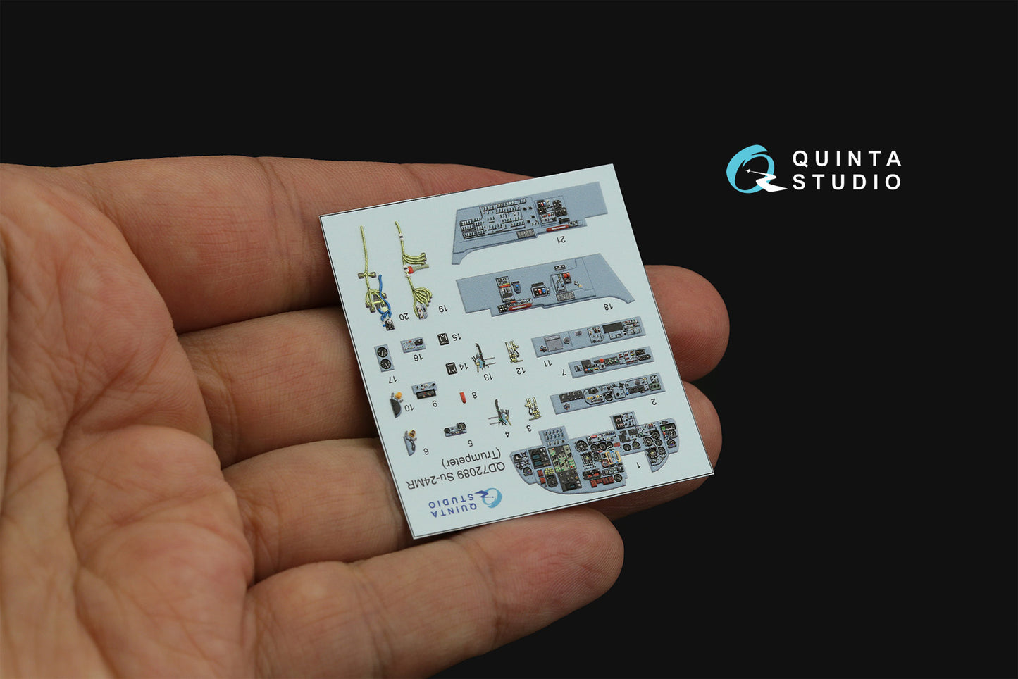 Quinta Studio QD72089 1:72 Sukhoi Su-24MR 3D-Printed Interior Decals