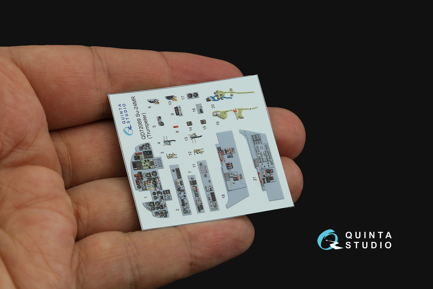 Quinta Studio QD72089 1:72 Sukhoi Su-24MR 3D-Printed Interior Decals