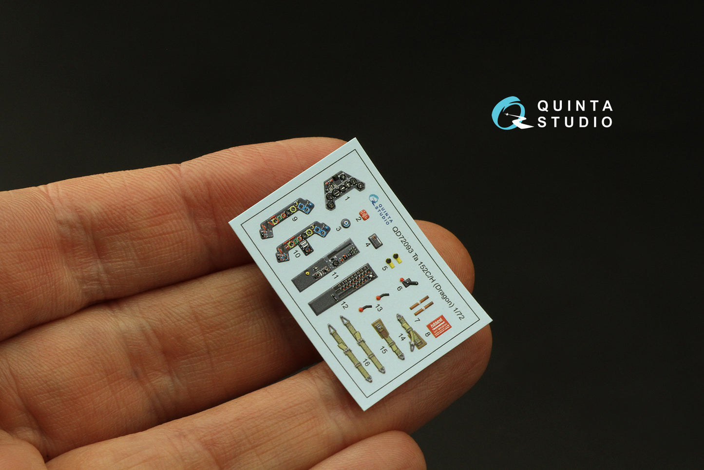 Quinta Studio QD72093 1:72 Ta-152C/H 3D Interior Decal