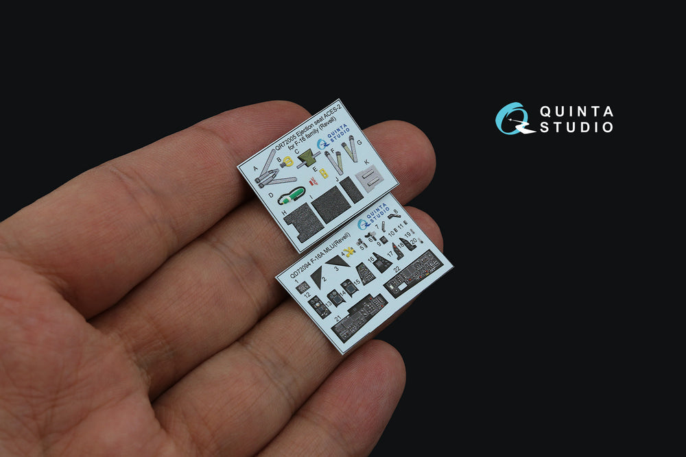 Quinta Studio QD72094 1:72 F-16A MLU 3D Interior Decal