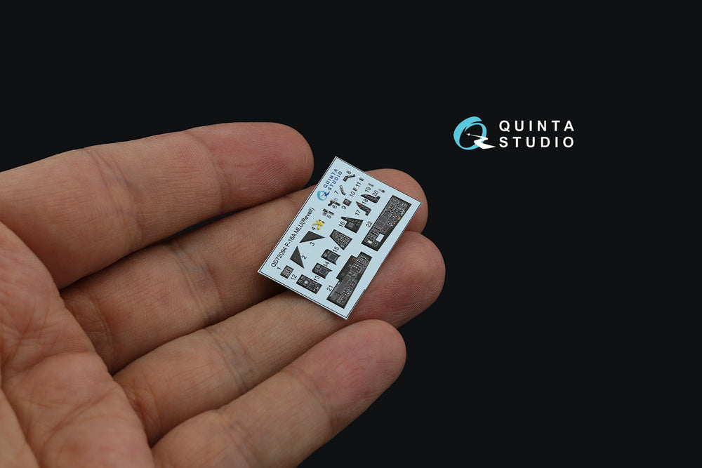 Quinta Studio QD72094 1:72 F-16A MLU 3D Interior Decal