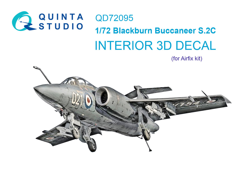 Quinta Studio QD72095 1:72 Buccaneer S.2C 3D Interior Decal
